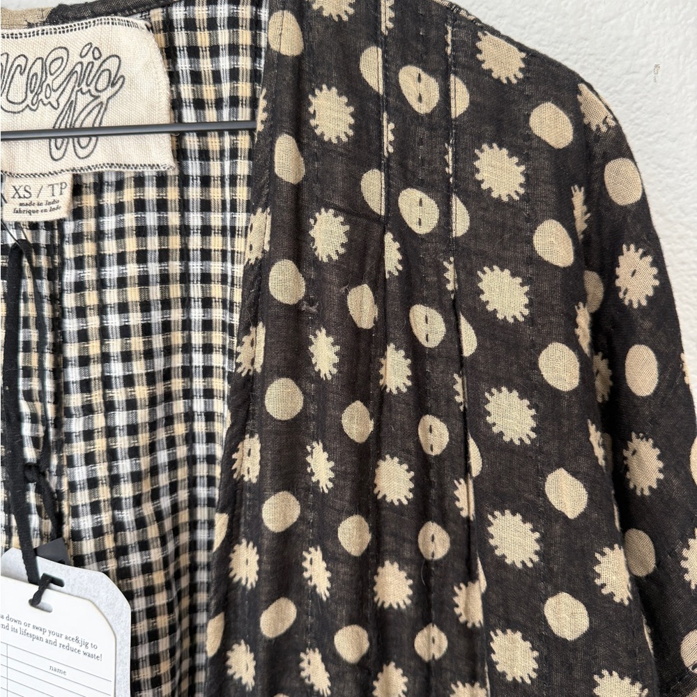 Ace & Jig Rare Reversible Quilted Duster in Constellation - XS - EUC with Tags - Picture 6 of 9